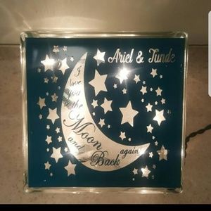 Personalized glass.block